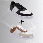 KIT 2 PARES: Tênis Feminino e Masculino - Casual Dia a Dia - Tam 33 a 43 - Uso Duradouro