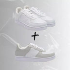 KIT 2 PARES: Tênis Feminino e Masculino - Casual Dia a Dia - Tam 33 a 43 - Uso Duradouro