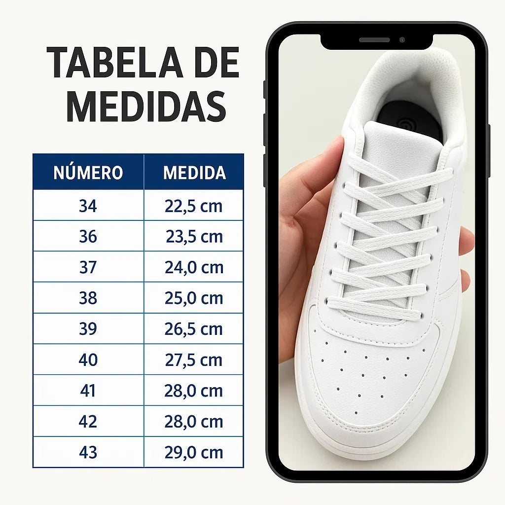 KIT 2 PARES: Tênis Feminino e Masculino - Casual Dia a Dia - Tam 33 a 43 - Uso Duradouro