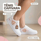 Tênis Infantil/Feminino Capivara 26 ao 37 Personagem - Conforto Prolongado - Dia a Dia e Escola